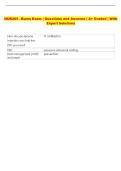 NUR265 - Burns Exam &vert; Questions and Answers &vert; A&plus; Graded &vert; With  Expert Solutions 