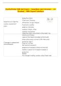 Dysrhythmia NUR 265 Exam &vert; Questions and Answers &vert; A&plus;  Graded &vert; With Expert Solutions
