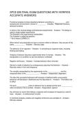 SPCE 609 FINAL EXAM QUESTIONS WITH VERIFIED ACCURATE ANSWERS