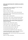 SPCE 609 QUESTIONS WITH VERIFIED ACCURATE ANSWERS