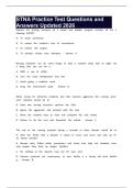STNA Practice Test Questions and Answers Updated 2026