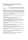 SPCE 609 QUIZ 1 QUESTIONS WITH VERIFIED ACCURATE ANSWERS