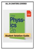 College Physics 2e &lpar;2022 Edition&rpar; &ndash; Paul Peter Urone & Roger Hinrichs &ndash; Student Solution Guide &lpar;PDF&rpar;