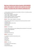 Med Surg Gastrointestinal &ndash; NCLEX Practice Questions&comma; Nursing Exam Preparation Material&comma;LATEST UPDATE &ndash; Complete Questions and Verified Answers