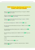 NURS 5432 Exam &vert; Questions and Answers &vert; A&plus;  Graded &vert; With Expert Solutions