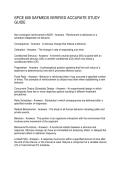 SPCE 609 SAFMEDS VERIFIED ACCURATE STUDY GUIDE