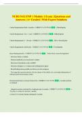 NURS 5432 FNP 1 Module 1 Exam &vert; Questions and  Answers &vert; A&plus; Graded &vert; With Expert Solutions 