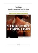 Test Bank for Structure and Function of the Body 17th Edition by Kevin T&period; Patton &lpar;2024&rpar; &vert; Complete Chapters 1&ndash;22 Question Bank & Exam Prep