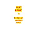 Sociology 18th Edition Practice Questions with Answers and Detailed Explanations for Exams