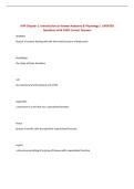 HAP Chapter 1&colon; Introduction to Human Anatomy & Physiology &vert; UPDATED Questions with 100&percnt; Correct Answers