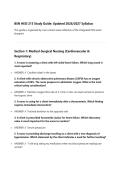 BSN HESI 215 Study Guide&colon; Updated 2026&sol;2027 Syllabus 