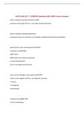 HAP & VAP ILE 7 &vert; UPDATED Questions with 100&percnt; Correct Answers