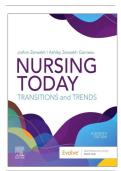 Test Bank for Nursing Today&colon; Transition and Trends 11th Edition by JoAnn Zerwekh &vert; Complete Guide