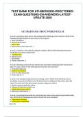 Test Bank for ATI MedSurg Proctored Exam Questions & Answers &vert; Latest Update 2026