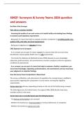 SMQT- Surveyors & Survey Teams 2026 ques on  and answers