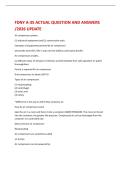 FDNY A-35 ACTUAL QUESTION AND ANSWERS  &sol;2026 UPDATE 