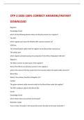 OTP 2 2026 100&percnt; CORRECT ANSWERS&sol;INSTANT  DOWNLOAD 