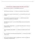 BUNDLE FOR HCD EXAMS  UPDATED Questions with COMPLETE Solutions 