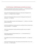 HCD 330 Final Exam &vert; UPDATED Questions with 100&percnt; Correct Answers