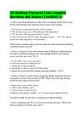ATI MedSurg Proctored Exam Complete Questions and Answers &vert; Verified &vert; A&plus;
