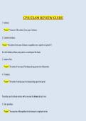 CPH Exam Review Guide 2026 &vert; Epidemiology&comma; Biostatistics & Public Health &vert; Questions & Verified Answers &vert; Grade A&plus; &vert; Instant PDF Download