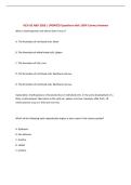 HESI A2 A&P 2026 &vert; UPDATED Questions with 100&percnt; Correct Answers