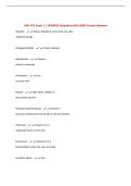 BUNDLE FOR HNF 471 EXAMS  UPDATED Questions with COMPLETE Solutions 