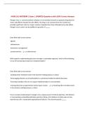 HROB 101 MIDTERM 1 Exam &vert; UPDATED Questions with 100&percnt; Correct Answers