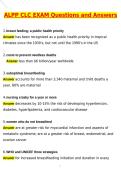 ALPP CLC EXAM 2026 Combined Test Bank 400&plus; Qs 2026 Actual with Questions & Answers &lpar;Latest 2026 &sol; 2027 Update&rpar; 100&percnt; Guarantee Pass &lpar;Verified Answers&rpar;
