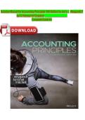 Solution Manual for Accounting Principles&comma; 14th Edition by Weygandt&comma; Kimmel & Mitchell