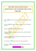 PSY 2012 CH 4-6 TEST EXAM QUESTIONS AND ANSWERS 100&percnt; PASS 2026&sol;2027