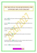 PSY 2012 FINAL EXAM QUESTIONS AND ANSWERS 100&percnt; PASS 2026&sol;2027