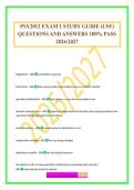 PSY2012 EXAM 1 STUDY GUIDE &lpar;USF&rpar; QUESTIONS AND ANSWERS 100&percnt; PASS 2026&sol;2027