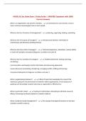 HROB 101 Sac State Exam 1 Study Guide &vert; UPDATED Questions with 100&percnt; Correct Answers