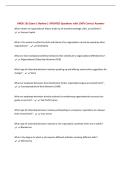 BUNDLE FOR HROB 101 EXAMS  UPDATED Questions with COMPLETE Solutions 