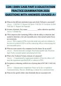 CON 1300V CASE PART 0 SOLICITATION PRACTICE EXAMINATION 2026 QUESTIONS WITH ANSWERS GRADED A&plus;