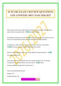 SCM 3301 EXAM 3 REVIEW QUESTIONS AND ANSWERS 100&percnt; PASS 2026&sol;2027