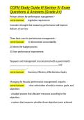CGFM Study Guide III Section IV Exam Questions & Answers &lpar;Grade A&plus;&rpar;&period;docx
