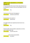 CMFO Exam Questions & Answers &lpar;Grade A&plus;&rpar;&period;docx