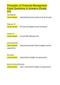 Principles of Financial Management Exam Questions & Answers &lpar;Grade A&plus;&rpar;&period;docx