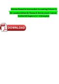 Solution Manual for Intermediate Accounting &lpar;Volume 2&rpar;&comma; 8th Canadian Edition by Beechy & Conrod