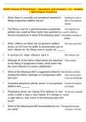 OCPP Volume II Final Exam &vert; Questions and Answers &vert; A&plus;  Graded  &vert; With Expert Solutions 