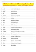 OCPP Course 1- Subsection 2 Terminology&semi; Prefixes  Exam &vert;  Questions and Answers &vert; A&plus;  Graded &vert; With Expert Solutions 