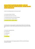 PALS Exam Practice Questions and Answers &vert; Pediatric Advanced Life Support &vert;LATEST UPDATE &vert; Complete Practice Exam with Verified Solutions