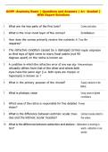 OCPP -Anatomy Exam &vert; Questions and Answers &vert; A&plus;  Graded &vert;  With Expert Solutions 
