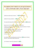 WASHINGTON MPJE EXAM QUESTIONS AND ANSWERS 100&percnt; PASS 2026&sol;2027