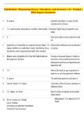 Ophthalmic Dispensing Exam &vert; Questions and Answers &vert; A&plus;  Graded &vert;  With Expert Solutions 