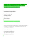 Respiratory Med-Surg Exam Review &vert; Medical-Surgical Nursing &vert; LATEST UPDATE &vert; Complete Practice Questions and Verified Answers