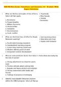 ODS Written Exam &vert; Questions and Answers &vert; A&plus;  Graded &vert; With  Expert Solutions 