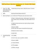 ODS Final Exam &vert; Questions and Answers &vert; A&plus;  Graded &vert; With Expert  Solutions